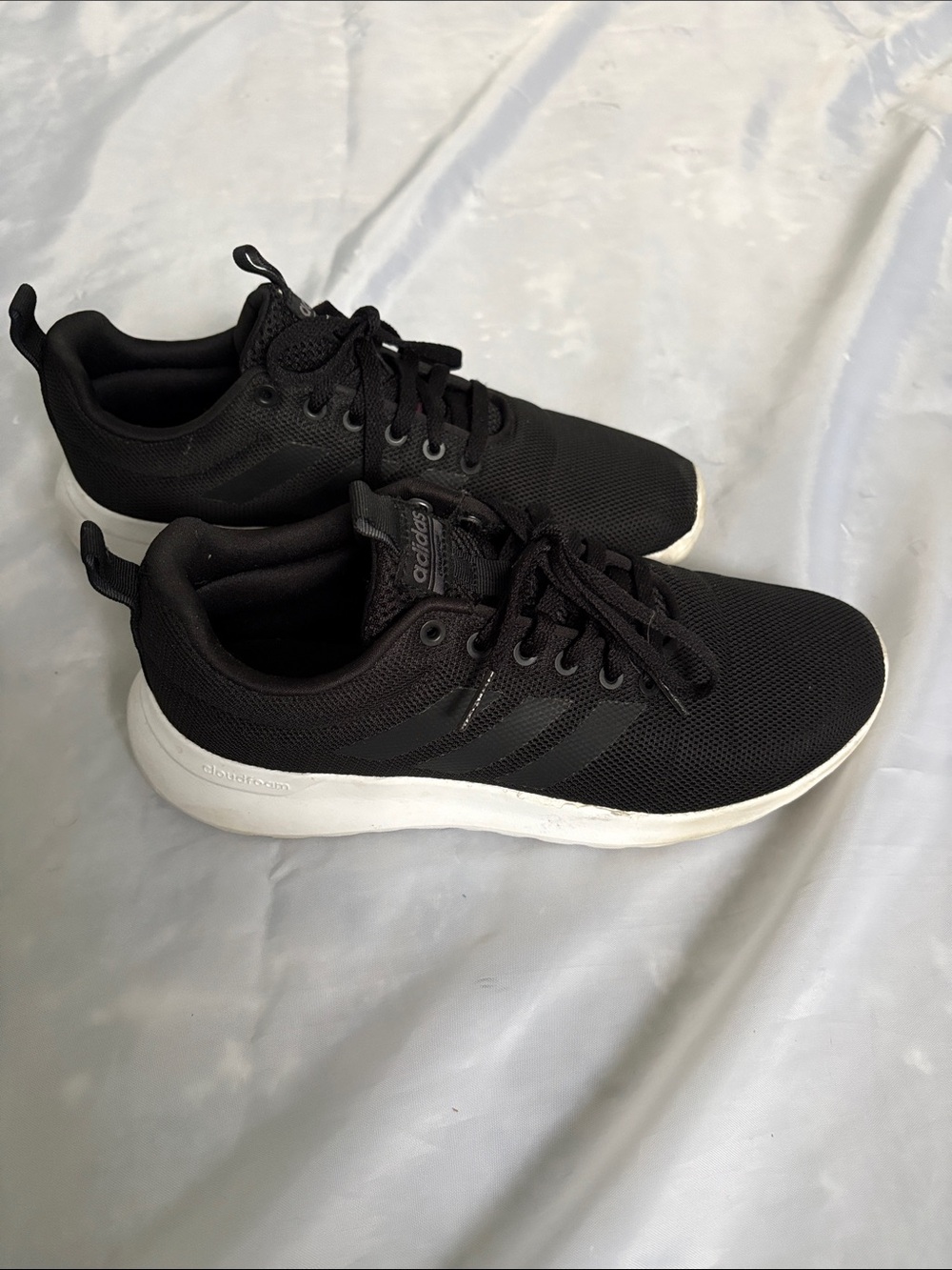 Adidas Black Sneakers with White Sole - Men’s Lightweight Trainers